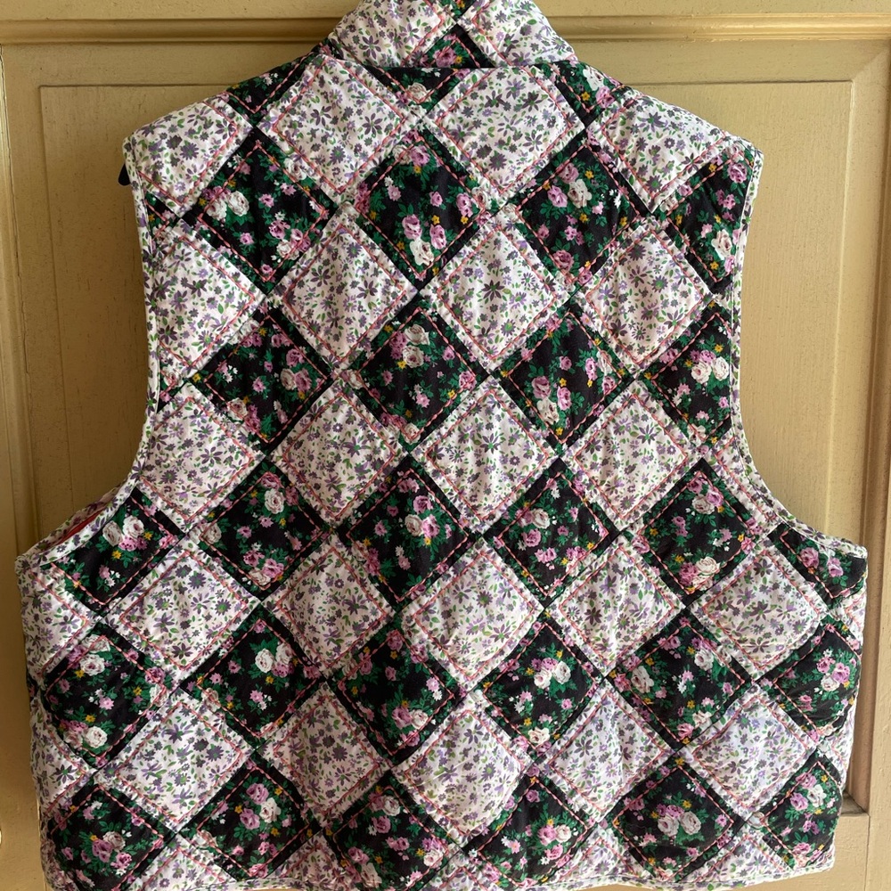 Gorgeous Clare V Timothé Cotton Quilted Vest XL/XXL Reversible has Pockets - Picture 5 of 7